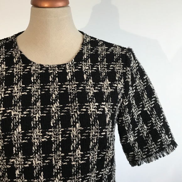 Zara Woman short sleeve tweed top  - S - Picture 2 of 9